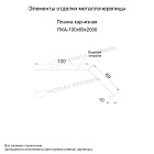 Планка карнизная 100х69х2000 (VikingMP E-20-3005-0.5)
