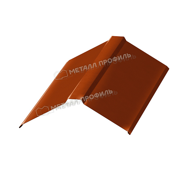Планка конька плоского 190х190х2000 (AGNETA-20-Copper\Copper-0.5) ― заказать по доступным ценам ― 3785 ₽.